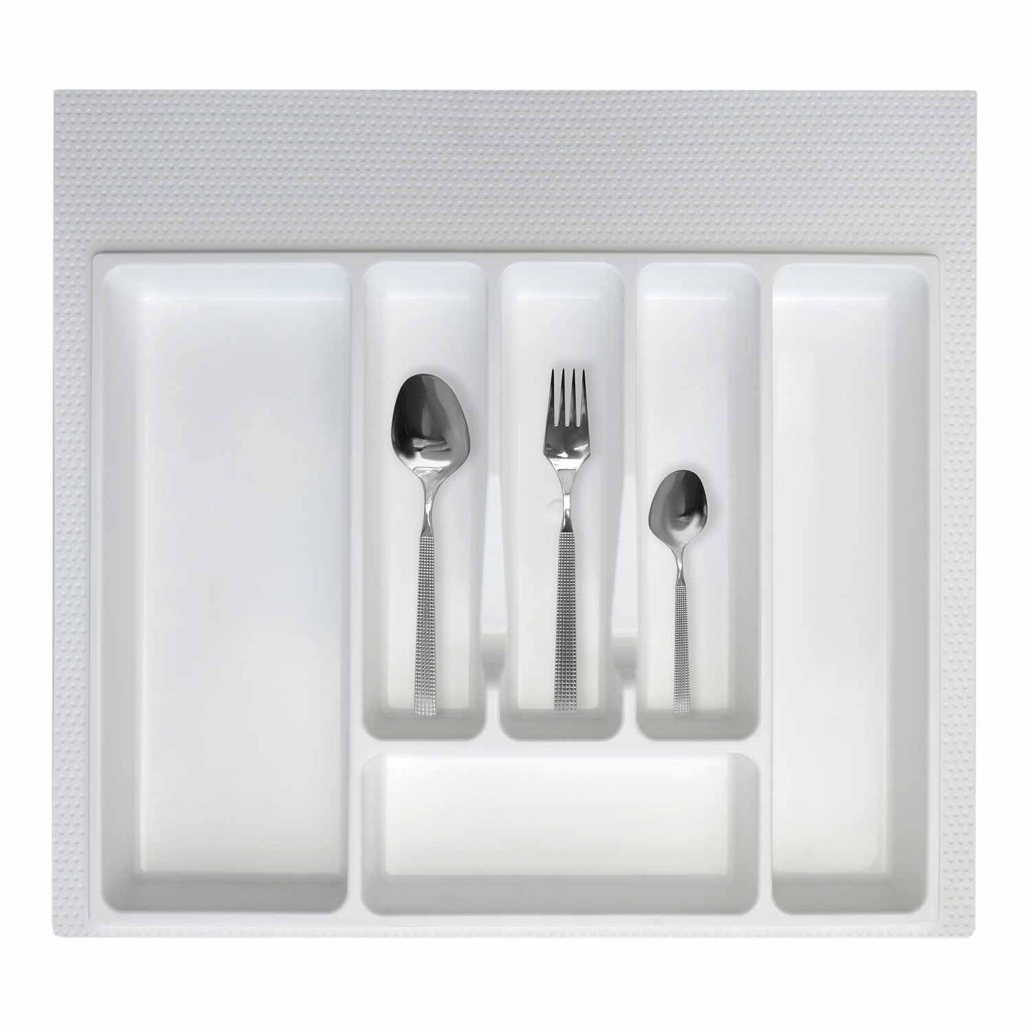 Вкладка в ящик для столовых приборов 600 мм белая