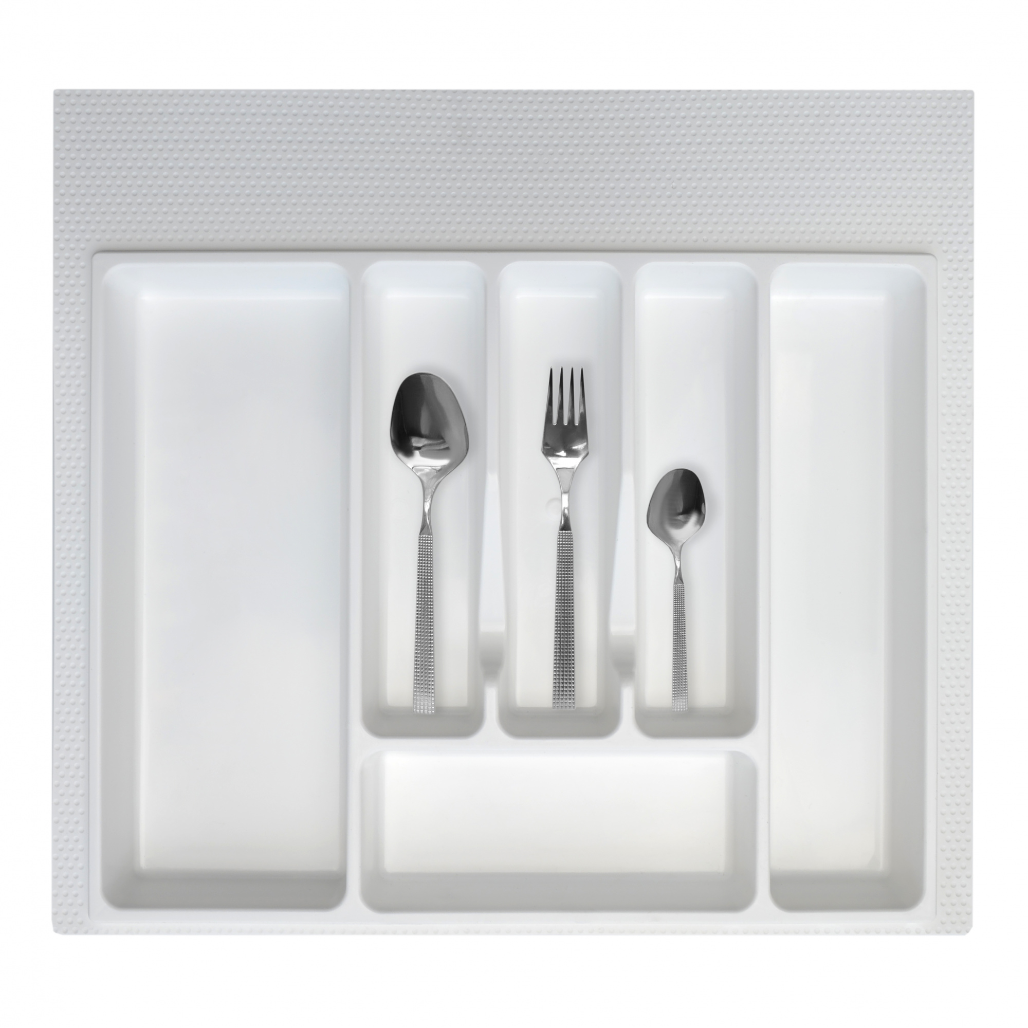 Вкладка в ящик для столовых приборов 600 мм белая