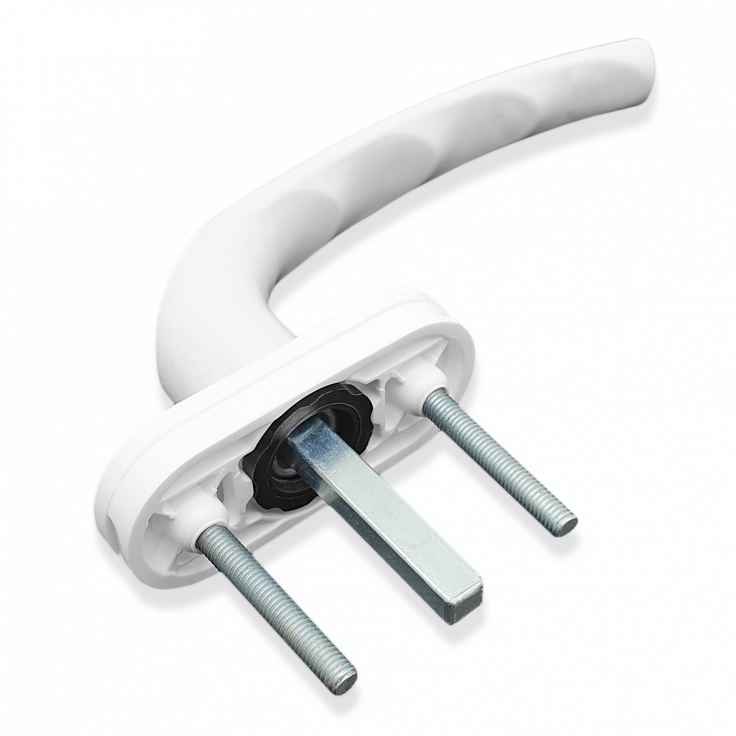 Ручка оконная Комфорт 35 мм белая, 8 позиционная