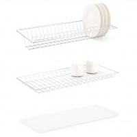 Посудосушитель 765мм  белый с рамкой и поддоном