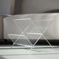 Тарелосушка настольная складная хром