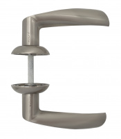 Комплект дверных ручек SOLLER ZY-510 SS матовый никель