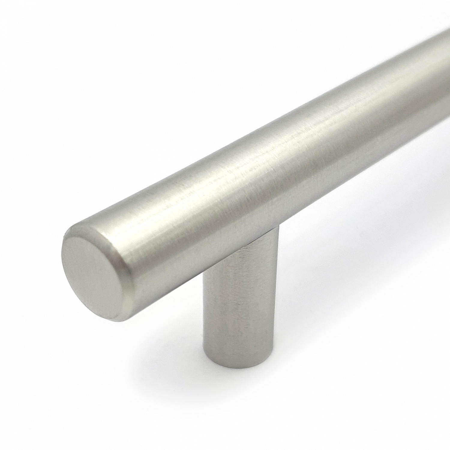 Ручка мебельная рейлинг SOLLER 8925-128 ЛАЙТ SS d-12 мм