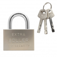 Замок навесной SOLLER Extra 601-60HD сатин 