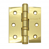 Петля дверная прямая 3" SOLLER золото (сталь 75*65*2,5)