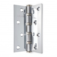 Петля дверная прямая 4" SOLLER хром (сталь 100*70*2,5)