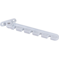 Ограничитель оконный для пласт. окон. 5 позиционный, металл. белый