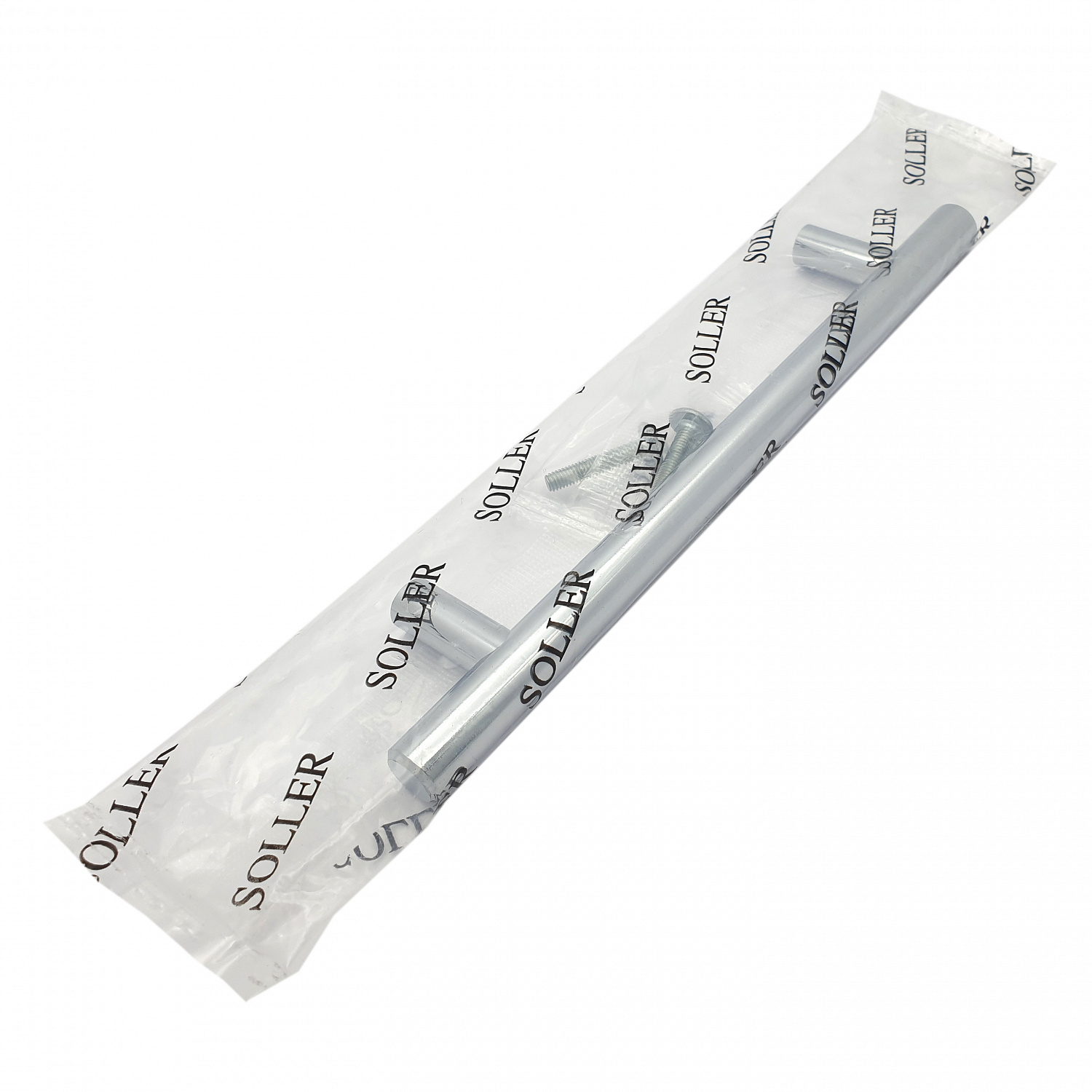 Ручка мебельная рейлинг SOLLER 8925-128 хром d-12 мм