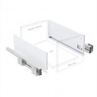 Тандембокс полного выдвижения SOLLER 450 мм h-175 мм белый 14 мм