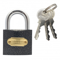 Замок навесной SOLLER 365-50HG 48 мм цилиндр из латуни