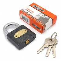 Замок навесной SOLLER 365-50HG 48 мм цилиндр из латуни