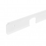 Планка для столешниц "Скиф" 38 мм 600 мм угловая белая