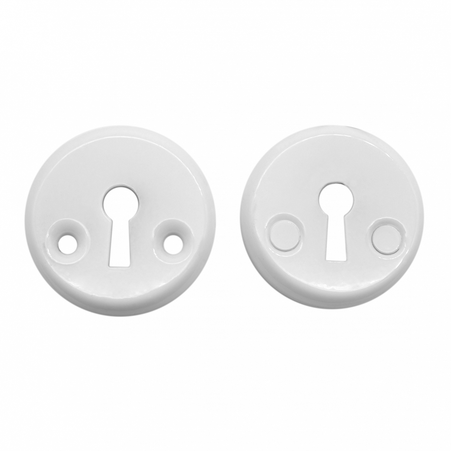 Накладка под флажковый ключ SOLLER 001А белая