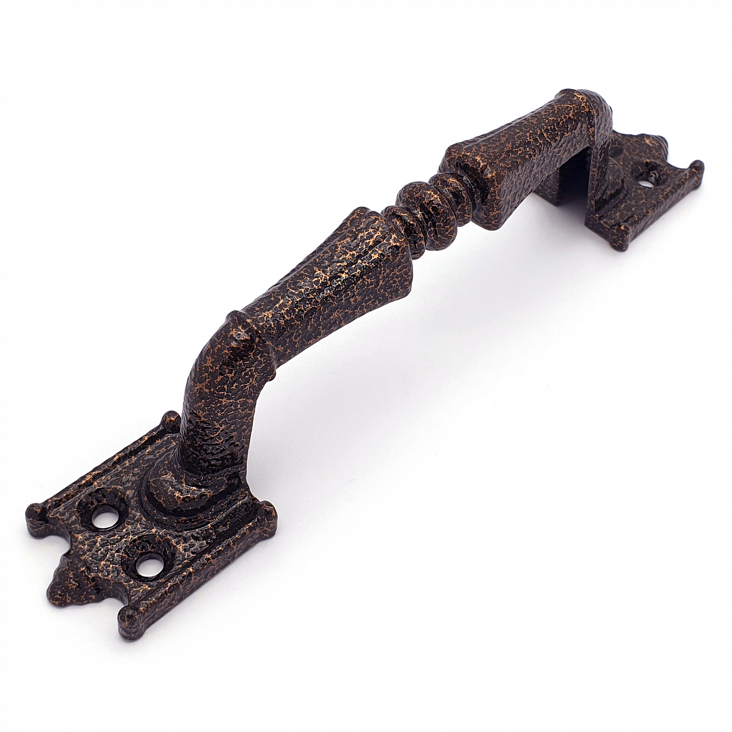 Ручка-скоба дверная РС-100-2 антик/медь (литьё, ЦАМ)