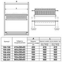 Посудосушитель SOLLER 450 нержавеющая сталь 415*280 мм