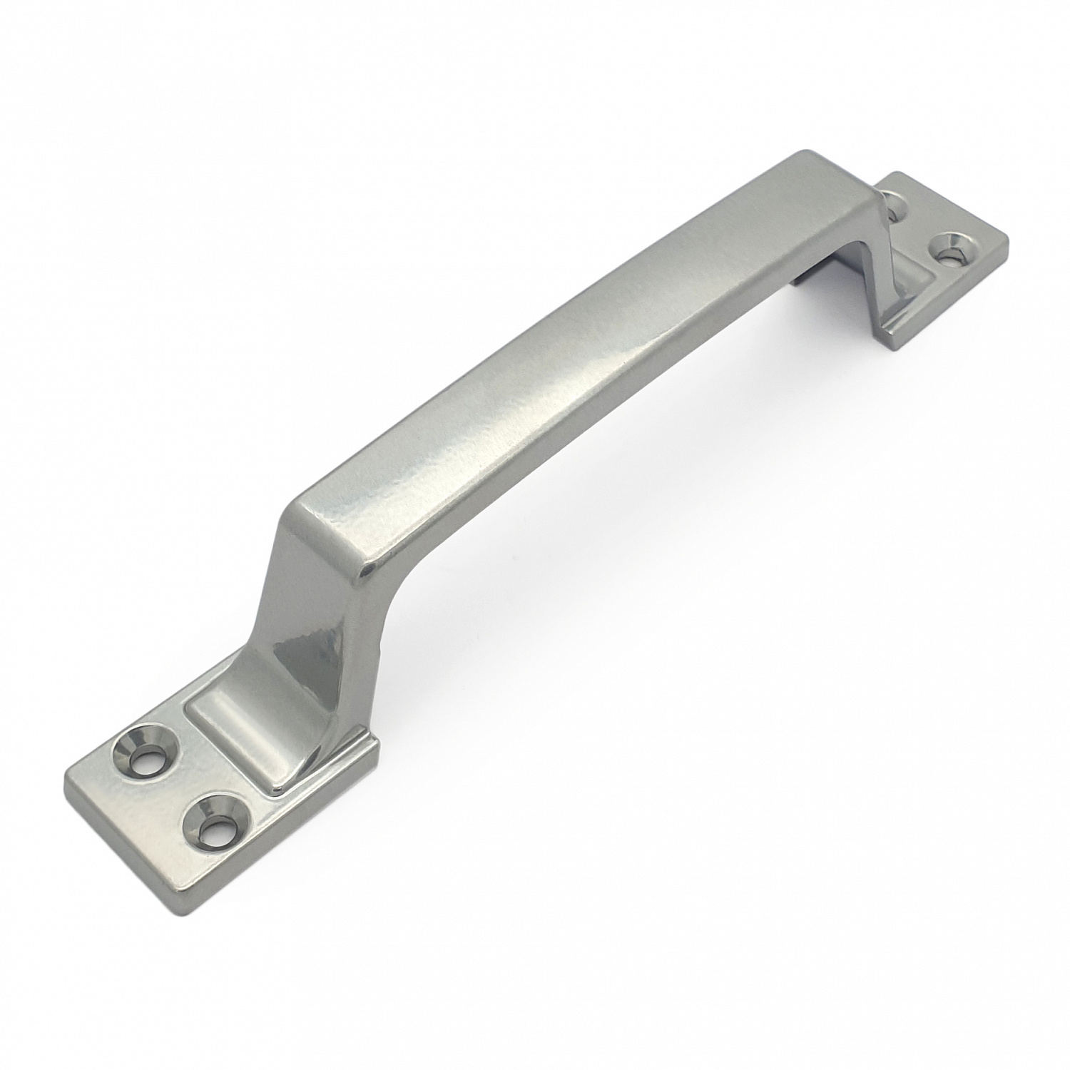 Ручка-скоба дверная РС-100-4 хром (литьё, ЦАМ)