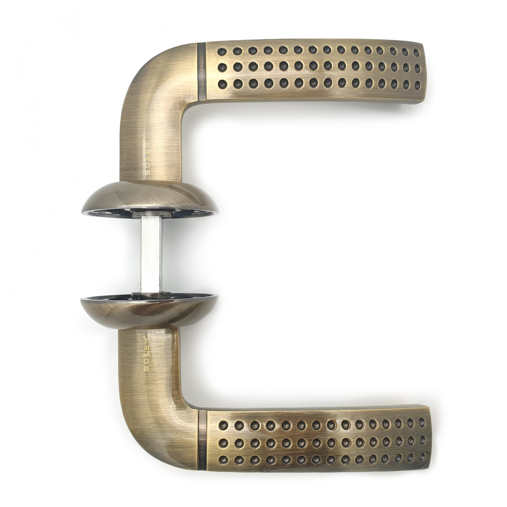 Комплект дверных ручек SOLLER ZY-503 AB бронза