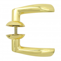 Комплект дверных ручек SOLLER AF7-R257 GP золото