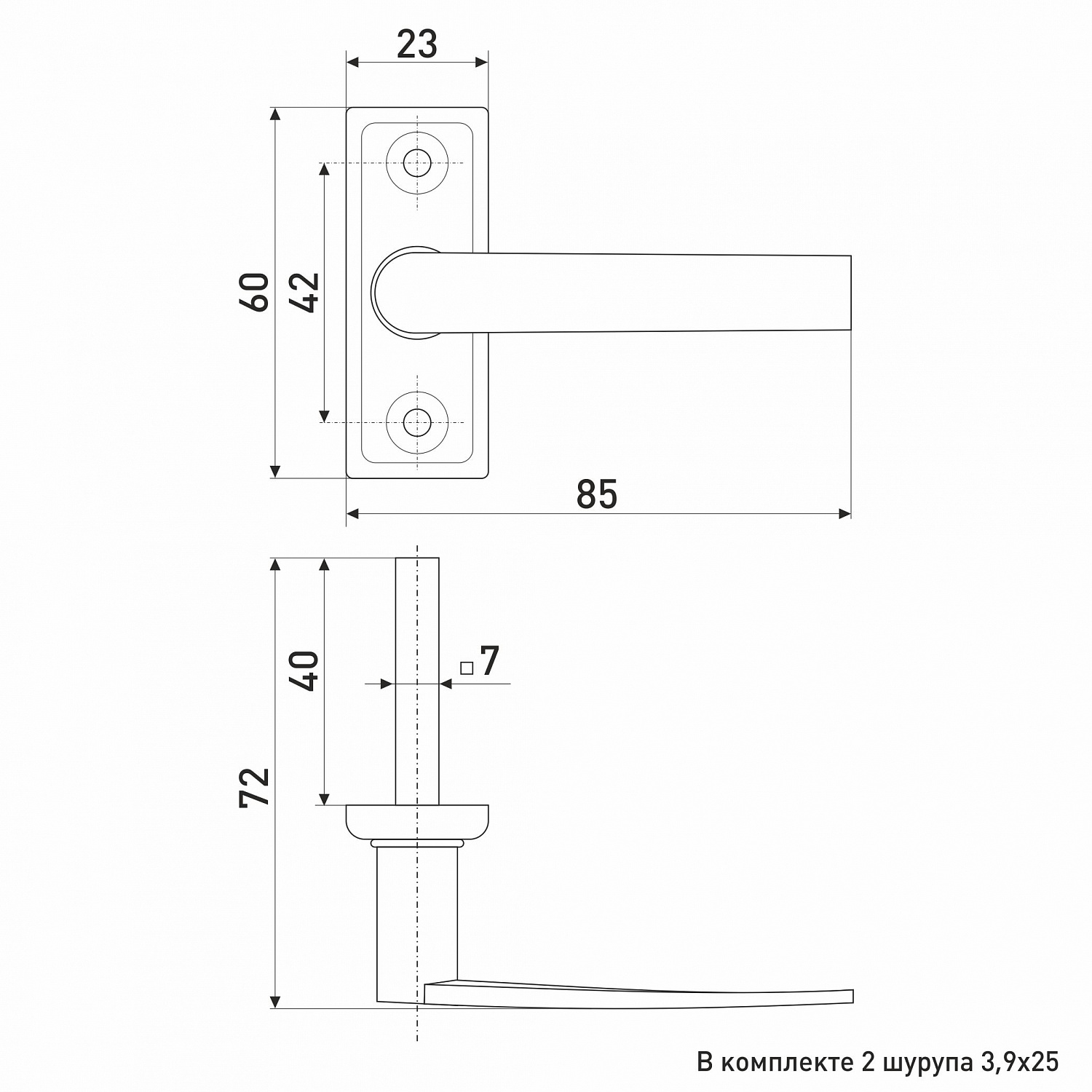 Завертка оконная SOLLER 3020 золото 