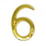 Цифра металлические №6