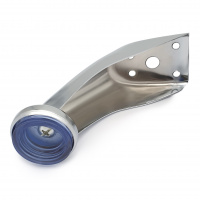 Опора для мягкой мебели SOLLER h-90 мм с изгибом и вылетом 1 мм хром