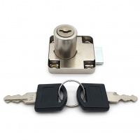 Замок мебельный SOLLER 138-22М хром с ответной планкой