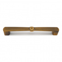 Ручка мебельная SOLLER 874-128 антик/латунь RB