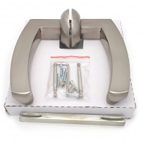 Комплект дверных ручек SOLLER ZY-505 SS матовый никель