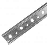 Шина для подвесных кухонных шкафов L-2 м h-50 мм 1,0 мм оцинкованная