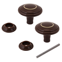 Ручка-стяжка дверная РДП-01-6 шоколад большая с кольцом