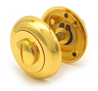 Завертка дверная для ванных комнат SOLLER BK GP золото для ванных комнат