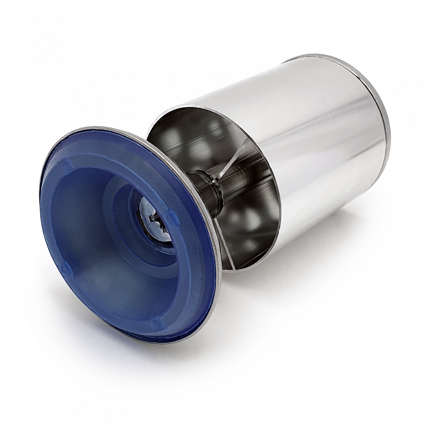 Опора мебельная регулируемая SOLLER 001А 50*100 мм глянцевый хром алюминий