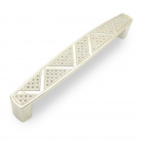 Ручка мебельная SOLLER 872-128 серебро СS