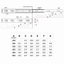 Направляющие шариковые полновыкатные SOLLER 35-400 мм