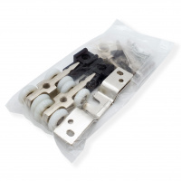 Ролики для раздвижных дверей SOLLER 4-х колесные комплект из 2-х штук