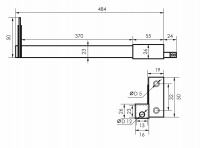 Расширитель для тандембоксов 500 мм белый   