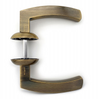 Комплект дверных ручек SOLLER ZY-505 AB бронза