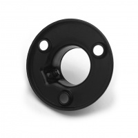 Штангодержатель для рейлинга черный SOLLER 1,2 мм  d-16 мм