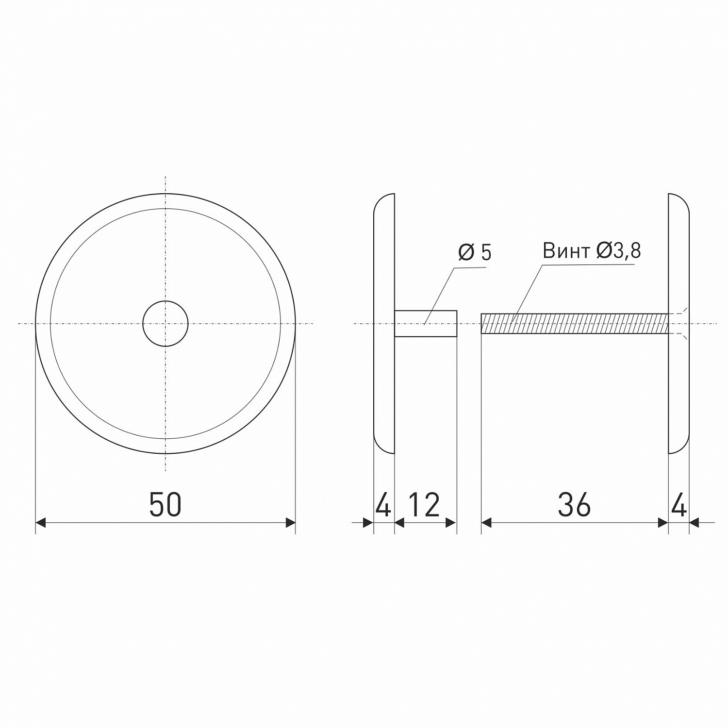 Заглушка дверная SOLLER 001Р золото