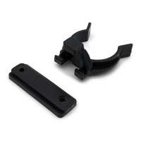 Клипса + подклипсник для опоры 90-120 мм черная для крепления цоколя