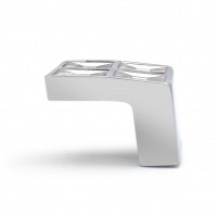 Ручка-кнопка мебельная SOLLER 607С-16 хром со стразами