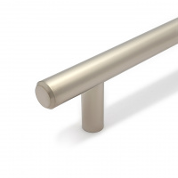 Ручка мебельная рейлинг SOLLER 8925-128 сатин d-12 мм