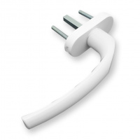 Ручка оконная Комфорт 35 мм белая, 8 позиционная