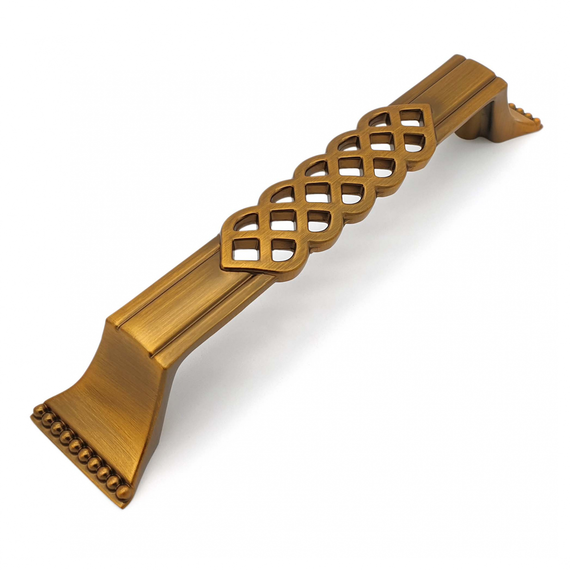 Ручка-скоба мебельная SOLLER 33-128-ZY античная медь