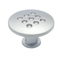 Ручка-кнопка мебельная SOLLER 507 матовый хром d-30 мм