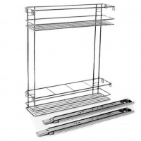 Бутылочница 2-х уровневая SOLLER 150 мм 444*100*470 мм с полным выдвижением