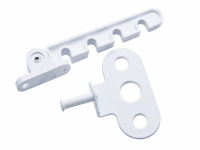 Ограничитель открывания для пластиковых окон 4-х позиционный белый