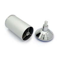 Опора мебельная регулируемая SOLLER 38*100 мм алюминий