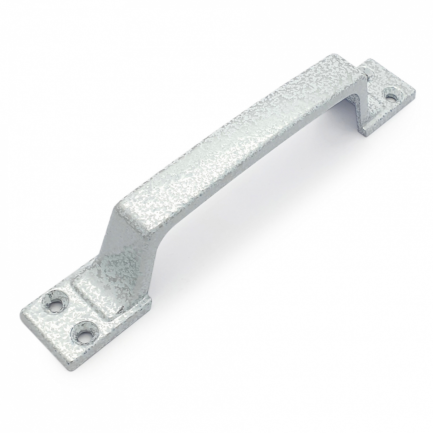 Ручка-скоба дверная РС-100-4 антик/белое серебро (литьё, ЦАМ)