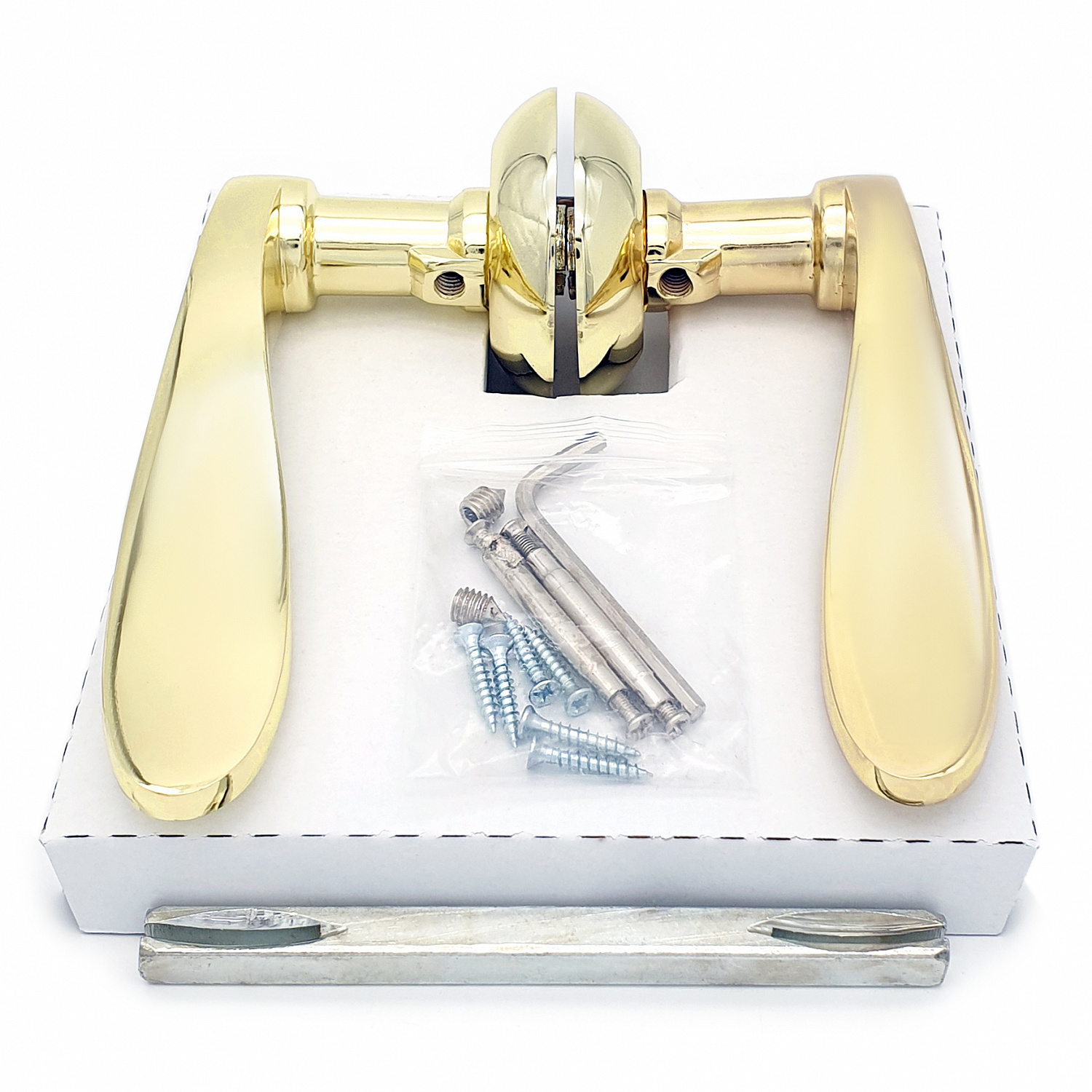 Комплект дверных ручек SOLLER ZY-509 GP золото